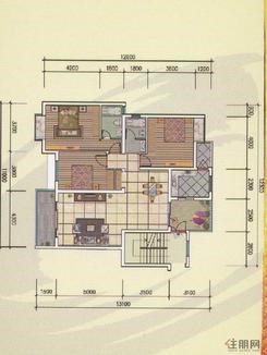【欧亚·西城国际A1户型】3室2厅2卫
