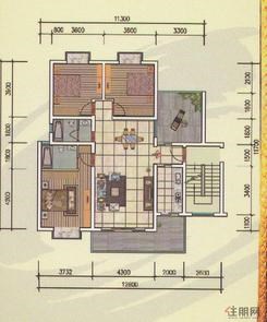 【欧亚·西城国际D1户型】3室2厅2卫