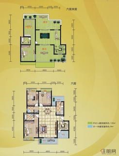 【东方印象26#楼C3户型】3室2厅2卫