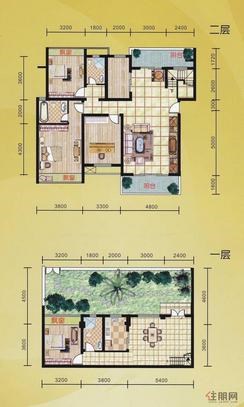 【东方印象27#楼D1户型】4室3厅3卫