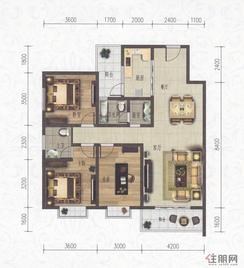 【科赛·江景城A3、4-C户型】3室2厅2卫