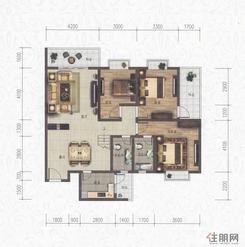 【科赛·江景城A3、4-F户型2】5室2厅