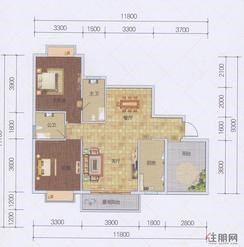 【中环商业广场A1/A4户型（A、B栋）】2室2厅2卫