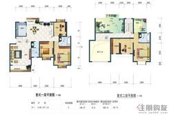 【复式A1户型】6室2厅3卫1厨4阳台