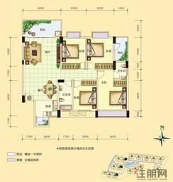 【B1】4室2厅2卫1厨