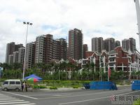 站在十字路口处眺望公园大地美景