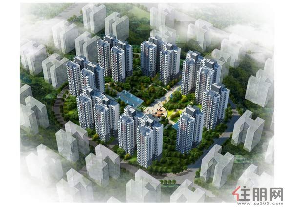 桃花源香域中央鸟瞰图