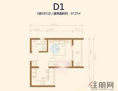 北部湾1号D1户型图