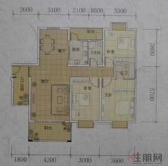 【精通财富广场D3-2#】3室2厅2卫1厨2阳台