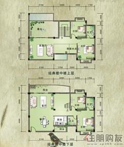 【Y4户型（经典楼中楼）】4室3厅3卫1厨3阳台