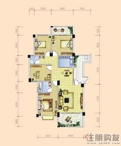 【6#楼标准层01/02房】4室2厅2卫