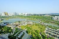 民歌湖实景图