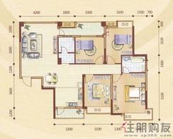 【B1-1户型137㎡】4室2厅2卫1厨2阳台
