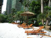 7月30日邕江明珠实景图 园林沙滩