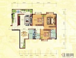【金鼎·国际花园1号楼B户型】3室2厅2卫1厨2阳台