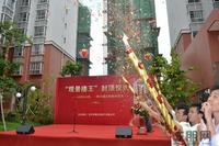 辉达·山水豪庭观景楼王封顶仪式