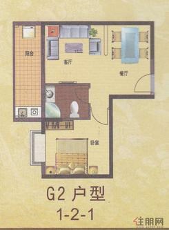 【桂星园中庭G2户型】