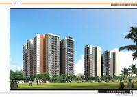 广源·星海名城小区鸟瞰图组团透视二