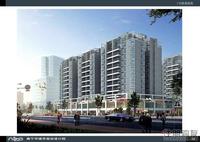 恒泰丽园1号楼透视效果图