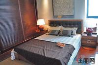 B1户型样板间之主卧床铺