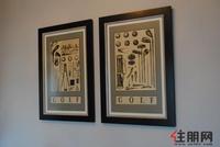 C3户型样板间之次卧2内的壁画