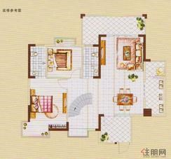 【C3楼中楼户型-楼下装修参考图】2室2厅2卫1厨1阳台