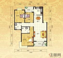 【现代城户型4-A1】3室2厅2卫2阳台