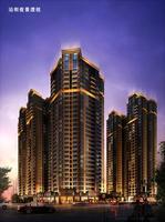 隆源雅居夜景效果图