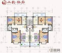 【1.10水韵铭府20#Ｆ户型】3室2厅2卫1厨2阳台
