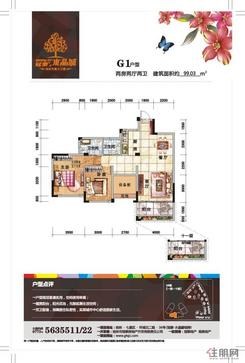 【水晶城6号楼户型G】