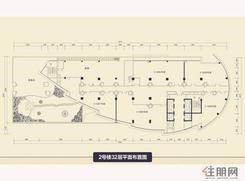 【2号楼32层平面布置图】