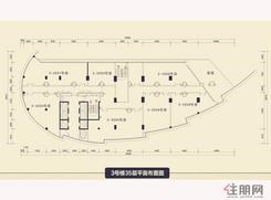 【3号楼35层平面布置图】