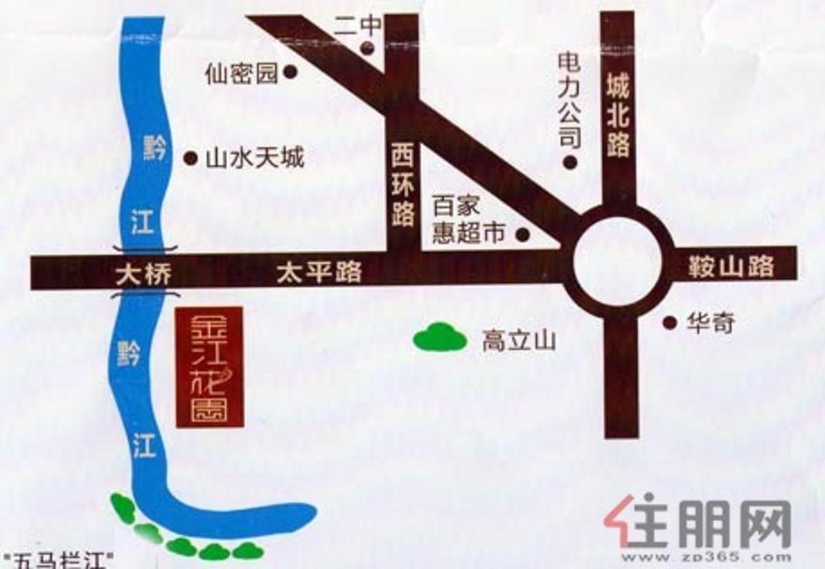 永和•金江花园交通图