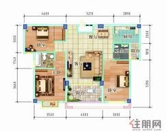 【三房户型】3室2厅2卫1厨2阳台