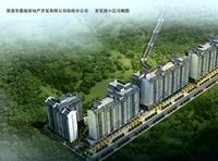 桂林大学城百花园鸟瞰图