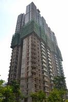 梦之岛花园实景图建设中的30号楼(9.18)
