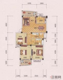 【H1户型】3室2厅2卫1厨2阳台