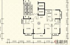 【1#2单元户型G】3室2厅2卫1厨1阳台