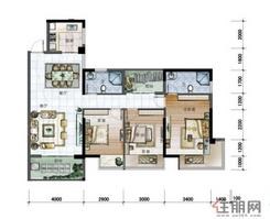 【B3】3室2厅2卫1厨2阳台
