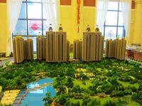 2012.3盛世名都销售中心沙盘实景图