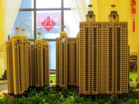 2012.3盛世名都销售中心沙盘实景图