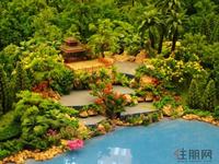 2012.3盛世名都销售中心沙盘实景图