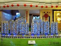 2012.3盛世名都销售中心沙盘实景图