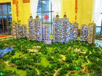 2012.3盛世名都销售中心沙盘实景图