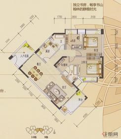 【B-20】3室2厅2卫1厨1阳台