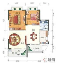 【嘉福·夏日海湾1-4#D户型】2室2厅1卫