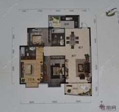 【C/D户型】3室2厅2卫1厨2阳台