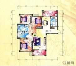 【16#A4-1户型】3室2厅1卫2厨