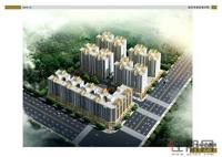 逸安居花园鸟瞰图