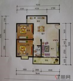 【22111 5#/6#1单元03、2单元】2室2厅1卫1厨1阳台